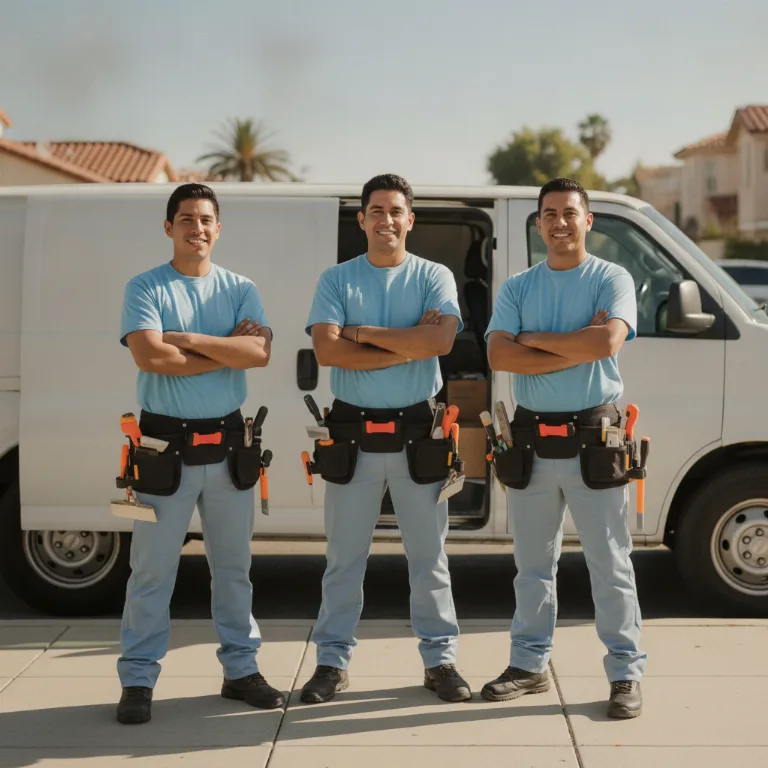Ladrilhador equipe em Blumenau